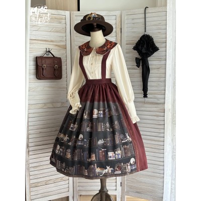 Miss Point German Bookshelf Daily Skirt(Reservation/2 Colours/Full Payment Without Shipping)